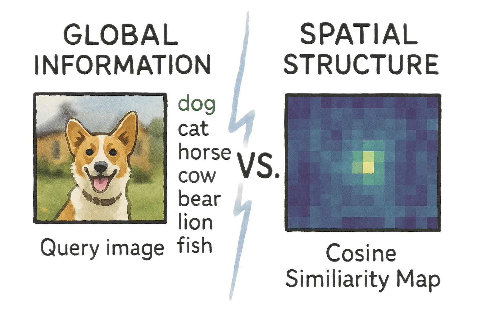 Global Information vs Spatial Structure